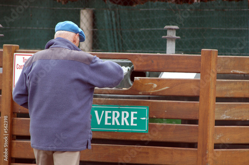 dépôt de verre