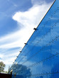 bâtiment bleu