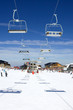 ski slopes of pradollano ski resort in spain