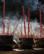 prayer sticks, thien hau pagoda, vietnam