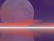 moonrise seascape