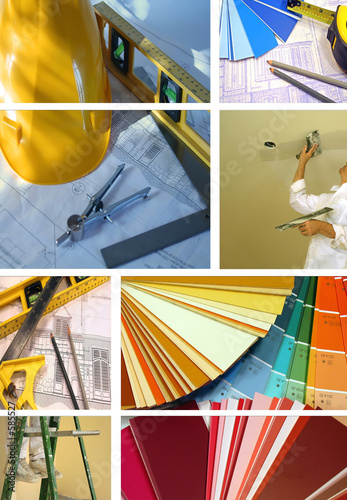 home improvement collage