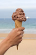 helado de chocolate