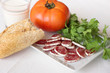 bread and salami