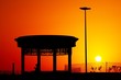 sunset on abu dhabi corniche
