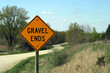 Photo: gravel ends sign 1 gravel ends sign 1
