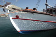 white boat