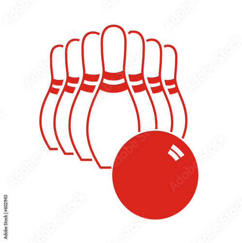 Illustration: bowling pins bowling pins