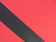 red wall, black diagonal