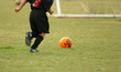 playing soccer-football
