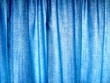 blue curtain