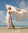 beautiful woman on the beach