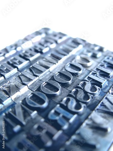 letterpress type