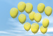 yellow balloons