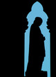 silhouette of a prayer