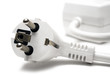 white extension plug