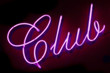 club neon sign