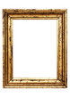 weathered golden picture frame w/ path