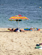 sonnenbad am strand, mallorca