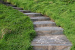 stone stairs in the countryside