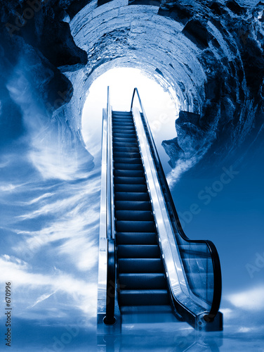 Illustration: escalator escalator
