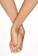 holding hands