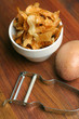 Photo: crispy french fries; home-made crispy french fries; home-made