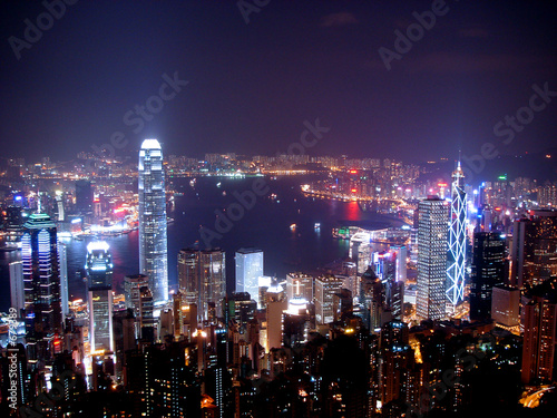 hong kong at night