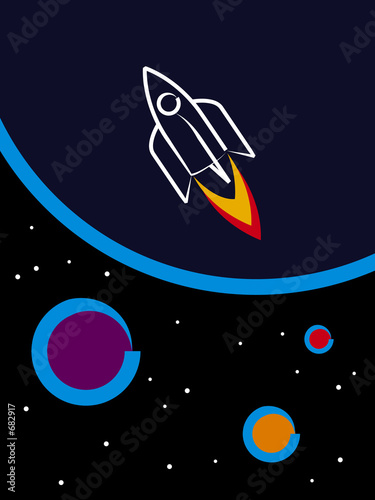 space ship cartoon