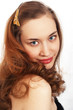 young beauty girl portrait