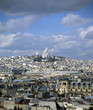 sacre coeur on the paris skyline