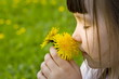 girl on the meadow