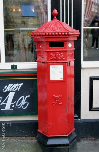 victorian mail box