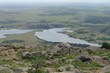 lake at bottom of mountain
