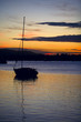 sunset at the river