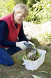 clipping in the garden
