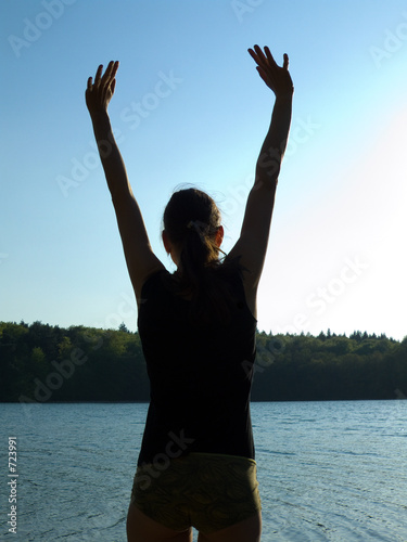 Foto: frau am see frau am see