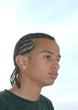 visage d'adolescent