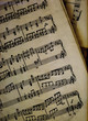 music on a paper