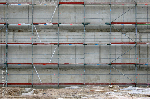 Foto: gerüst an rohbau gerüst an rohbau