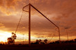 soccer sunset