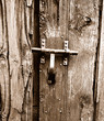 verrou de porte d'étable en auvergne