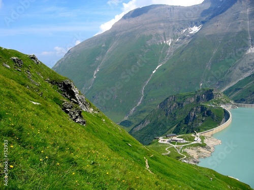 barrage dans les alpes