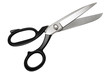 scissors, (top view) w/ path