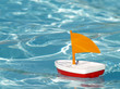 sailboat in swimming pool sailboat in swimming pool