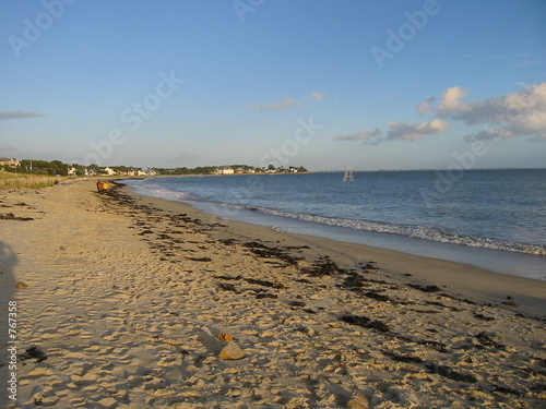 plage de carnac le soir plage de carnac le soir