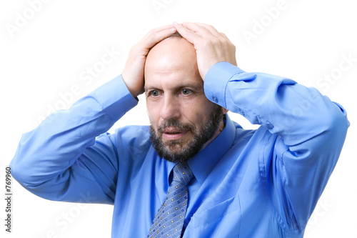 Photo: senior man having problems senior man having problems