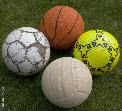 Photo: used balls used balls