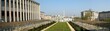 mont des arts landscape in brussels, belgium