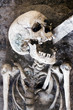 laughing skeleton
